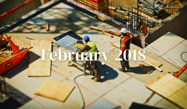 February 2018 Easy18 Construction Update