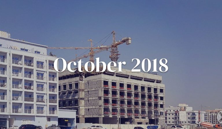 Payment Plan & Construction Update (Oct 2018)