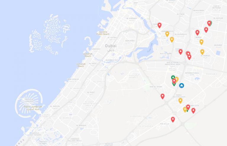 Special report 2019: Map of Dubai’s best schools near Easy18 Apartments