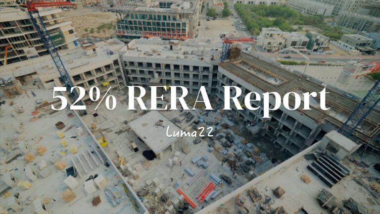 52% completion of Luma22 RERA Report
